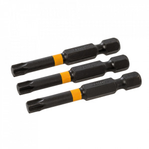 Set 3 biti profesionali, impact, torx T30, 50mm, otel premium tip S2, Triton - Img 1