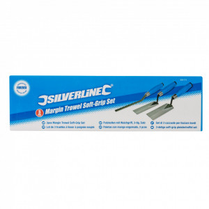 Set 3 mistrie zidarie, 13, 38, 51mm, maner PVC, Silverline - Img 2