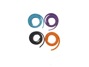 Set 4 benzi flexibile autoadezive, compatibile lego, 3.6m, albastru, mov, portocaliu, negru, Build Bonanza - Img 1