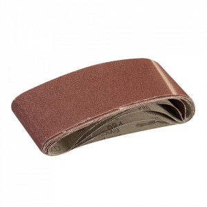 Set 5 benzi slefuitor cu banda, 75 x 533mm,mix grit 40, 60, 80, 120 Silverline - Img 3