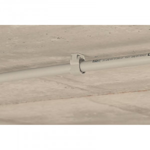Set 50 cleme profesionale fixare multifunctionale 20-25mm, conducte apa, conducte electrice, certificat UL si KIWA, negre, Celo - Img 3