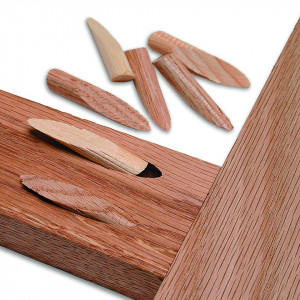 Set 50 dopuri lemn la unghi, lemn stejar, 12.7mm (1/2") - 38.1mm (1-1/2") Triton - Img 3