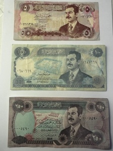 Set Bancnote - 5/100/250 Dinari - Irak - Img 2