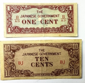 Set Bancnote - Birmania -1/10 Cents (1942-1944 ) - Ocupatie Japoneza . - Img 3