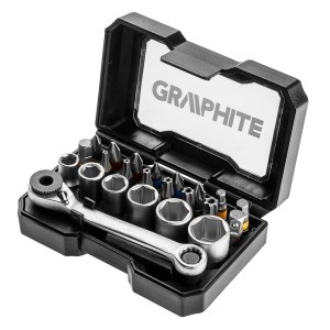 Set biti si tubulare 1/4 ", 24 buc.