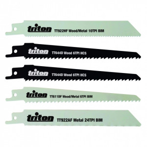 Set de lame pentru fierăstrău vertical 150mm  , 5 piese , Silverline Recip Saw Blade Set 5pce - Img 1