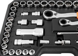 Set de prize de 1/4" + 3/8", 46 de bucati. - Img 3