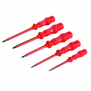 Set surubelnite izolate 5 piese , Silverline Insulated Screwdriver Set 5pce - Img 1