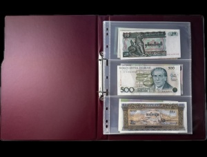 SET XL - Micul COLECTIONAR, set 30 bancnote necirculate diferite, clasor + folii protectie, produs numismatic, cadoul ideal pentru un mic colectionar - Antiquarium Londinium - Img 8