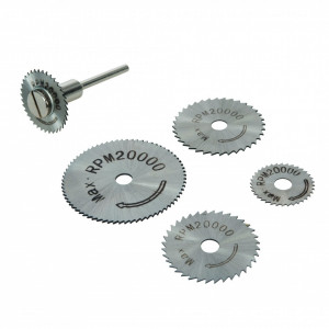 Silverline HSS HSS fűrészkorong készlet 6 db ,22, 25, 32, 35 és 44 mm , Silverline HSS fűrészkorong készlet 6db