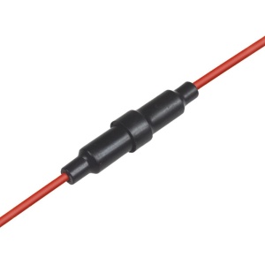 Soclu siguranţă, 5x20 mm, pe cablu, cu şurub