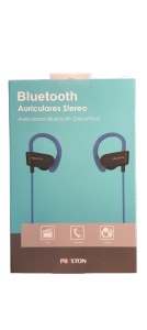 Sport fejhallgató bluetooth 4.2, 100 mAh akkumulátor, kék, Prixton