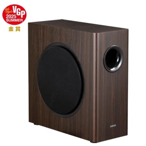 SUBWOOFER EDIFIER, RMS: 70W activ, 8" bass, RCA Line-in/Line-out, automatic stand-by, frecv. 35Hz-115Hz, brown, " T5S-BR" - Img 2
