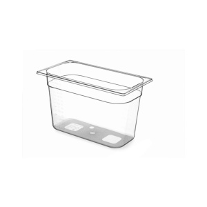 Tava Hendi Gastronorm GN 1/4 100 mm 2.8 lt,TRITAN, rezistenta la temperatura-40 gr. Celsius/ 90 gr. Celsius