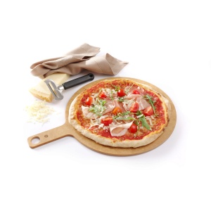 Tava servire pizza cu maner lemn laminat patentat rezistenta la temperatura pana la 175?C Hendi 305x(H)6mm - Img 2