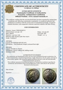THEODOSIUS I ( 379-395 AD )- Moneda Antica Romana - Img 3