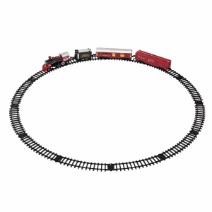 Trenulet cu baterii, 1 locomotiva, 1 vagon cu carbune, 2 vagoane - Img 2