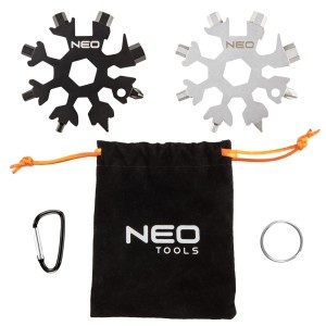 Unealta multifunctionala in forma de fulg, 19 in1, set 2 buc