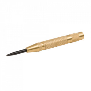 Univerzális lyukasztó, állítható rugónyomású rendszer, 130mm, sárgaréz, Silverline - Img 2