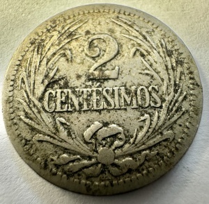 URUGUAY - 2 CENTESIMOS 1901 - Img 2