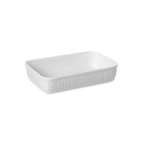 Vas cuptor dreptunghiular, Hendi, din portelan termorezistent pana la 600 gr C, 375x260x75 mm - Img 2