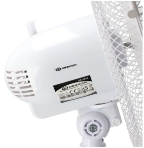 Ventilator cu picior pentru camera, 40W, 3 trepte, diametru 40cm, alb, Descon - Img 3