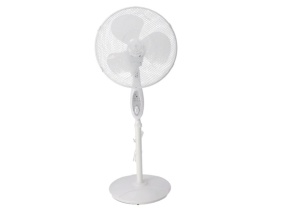Ventilator de camera cu picior si telecomanda, ALB, 16", Descon - Img 7