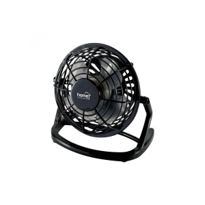Ventilator de masa cu USB, 10 cm, negru