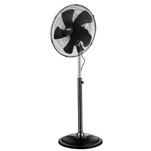 Ventilator de podea 100W, atelier, diam. 45 cm, 3 viteze, oscilatie