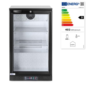 Vitrina frigorifica de prezentare interval temp. 2/10 C, 150 W, corp inox, ARKTIC by Hendi, 500x500x(H)900 mm 103 Litri, Clasa energetica D - Img 2