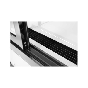 Vitrina frigorifica de prezentare interval temp. 2/6?C, corp inox, 510 litri, 490 W ARKTIC by Hendi, 1515x675x(H)1210 mm, Clasa energetica C - Img 2