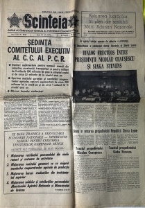 Ziar Comunist “SCANTEIA” - anul XLIII Nr 9927 , 23 iulie 1974