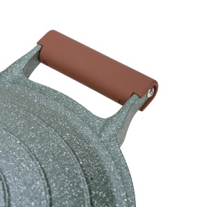 „Ωmega” oala cu strat antiaderent de piatră si capac 28cm - Img 3