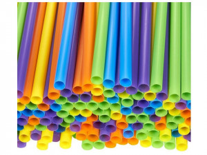 10.000 darabos műanyag szívószál készlet rövid, rugalmas fújtatóval, XXL csomag, 240x5mm, többszínű, ideális éttermekbe, teraszokra. - Img 3