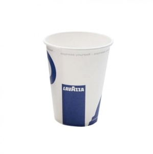 2000 db-os papír kávéscsészékből álló készlet, 8oz, Lavazza, 235ml, D80