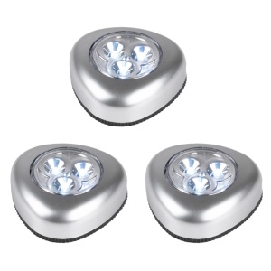 3 db elemes, öntapadós lámpa szett gardróbba, öltözőbe, konyhába, irodába, 3 LED, Grundig - Img 6