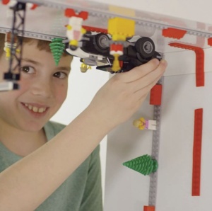 4 db öntapadós rugalmas szalag készlet, lego kompatibilis, 3,6m, kék, lila, narancs, fekete, Build Bonanza - Img 3