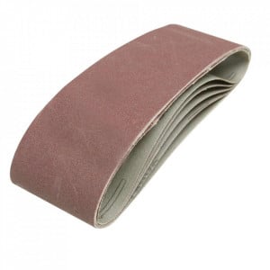 5 darabos szalagcsiszoló szalagkészlet, 75 x 533mm, szemcse 80 Silverline - Img 4