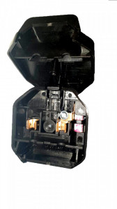 Adaptor priza EU - UK, siguranta 13A, Silverline - Img 2