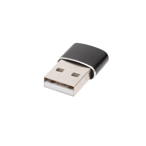 Adaptor USB-C mama - USB-A tata, metalic - Img 2