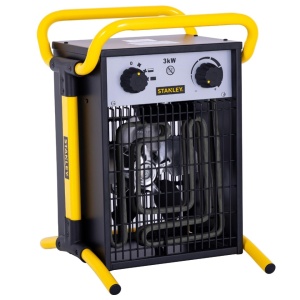Aeroterma industriala 3000W, alimentare 220V, 3 trepte, carcasa metalica, STANLEY - Img 2