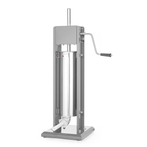 Aparat profesional pentru umplut carnati, HENDI Smart, 7 lt, sistem umplere cu 2 viteze, inclus set 3 palnii, 30x34x(H)83 cm - Img 3
