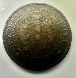 Argentina - 1 Centavo 1885 - Img 4