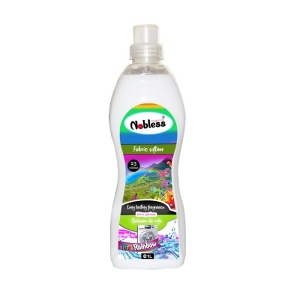 Balsam de rufe premium, extra parfum, concentrat, 1L, 23 spalari, fara coloranti, Rio Rainbow, Nobless