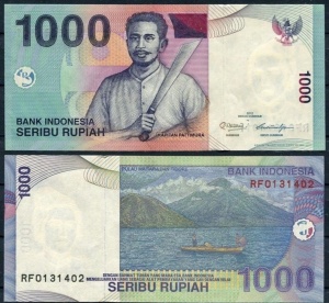 Bancnota - Indonesia 1000 Rupiah, 2005-2015