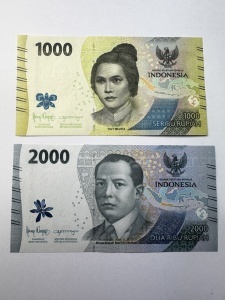 Bancnota Indonezia - 1000/2000 Rupiah 2022