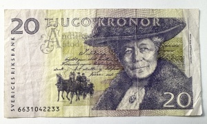 Bancnota Suedia - 20 Kronor 1997