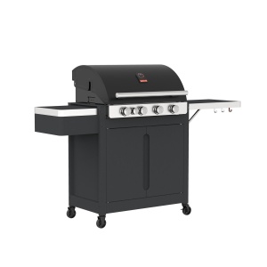 Barbecook BC-GAS-2038 Stella 4311 grătar pe gaz cu depozitare, arzător lateral cu infraroșu, 174x59x119cm - Img 1