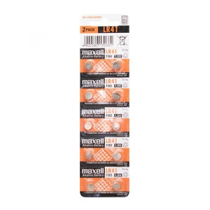 Baterie tip buton, alkalina LR41