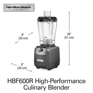 Blender de bucătărie Expeditor HBF600R-CE 1.8L, Hamilton Beach Comercial - Img 2